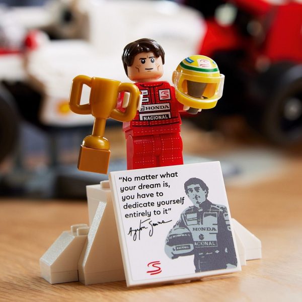 Klocki Lego Icons 10330 McLaren MP44 i Ayrton Senna, zabawki Nino Bochnia, pomysł na prezent dla 18 latka, samochód formuła McLaren dla fana wyścigów, lego icons dla dorosłych