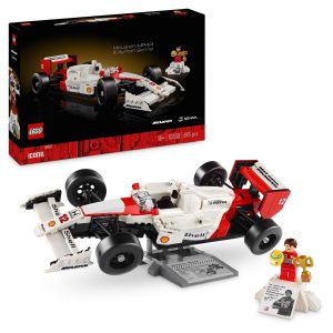 Klocki Lego Icons 10330 McLaren MP44 i Ayrton Senna, zabawki Nino Bochnia, pomysł na prezent dla 18 latka, samochód formuła McLaren dla fana wyścigów, lego icons dla dorosłych