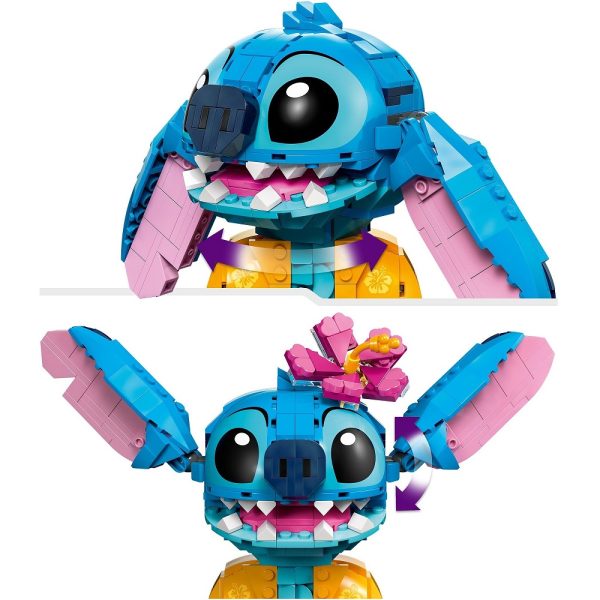 Klocki lego disney 43249 Stitch sticz, zabawki Nino Bochnia, pomysł na prezent dla 8 latki, lego stitch, nowość lego marzec 2024