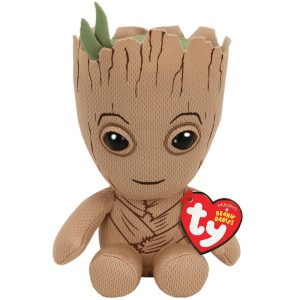 maskotka pluszak ty beanie babies marvel Groot, zabawki Nino Bochnia, pomysł na prezent dla 5 latka, pluszak maskotka Groot, drzewo z bajki strażnicy galaktyki