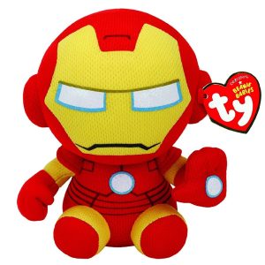 maskotka pluszak ty beanie babies marvel Iron man, zabawki Nino Bochnia, pomysł na prezent dla 5 latka, pluszak Iron Man, maskotka Iron Man