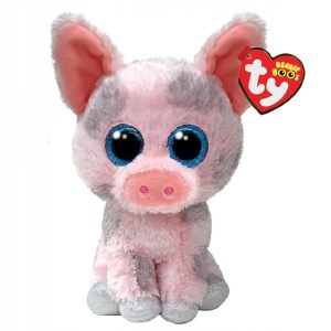 pluszak maskotka ty beanie boos świnka Hambone, zabawki Nino Bochnia, pomysł na prezent dla 5 latka, pluszowa świnka, pluszak świnka, maskotka świnka