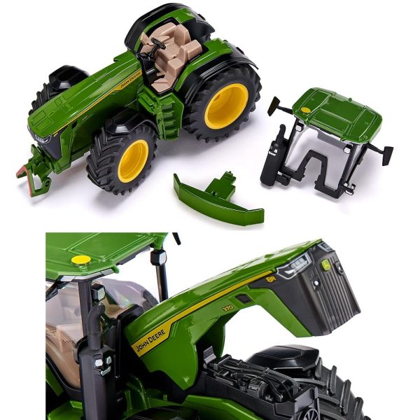 siku 3290 traktor John Deere 8R 370, zabawki Nino Bochnia, metalowo plastikowy traktor, pomysł na prezent dla 5 latka, duży metalowy John Deere