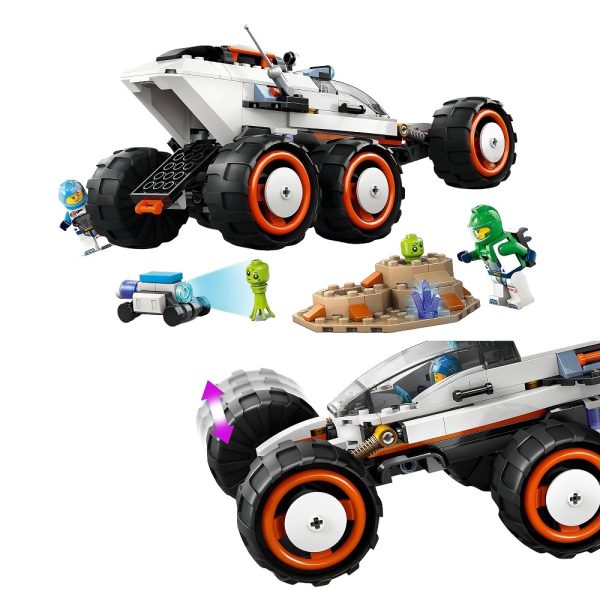 Klocki Lego City 60431 Kosmiczny łazik i badanie życia w kosmosie, zabawki Nino Bochnia, pomysł na prezent dla 7 latka, lego kosmos