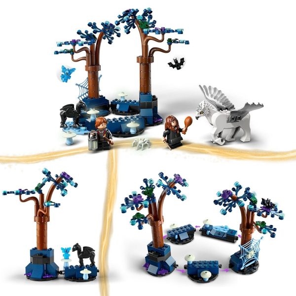 Klocki Lego Harry Potter 76432 Zakazany Las magiczne stworzenia, zabawki Nino Bochnia, pomysł na prezent dla 7 latka, nowości lego marzec 2024