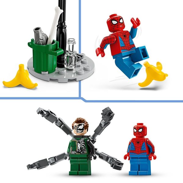 Klocki Lego Spider man 76275 Pościg na motocyklu Spider Man vs Doc Ock, zabawki Nino Bochnia, pomysł na prezent dla 6 latka, lego spiderman