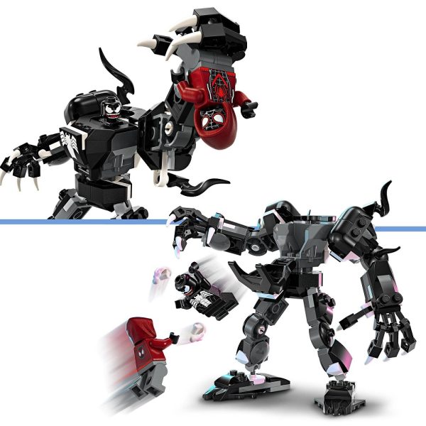 Klocki Lego Spider man 76276 Mechaniczna zbroja Venoma vs Miles Morales, zabawki Nino Bochnia, pomysł na prezent dla 6 latka, lego spiderman