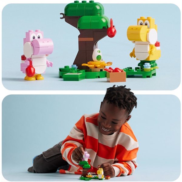 Klocki Lego Super Mario 71428 Niezwykły las Yoshiego zestaw rozszerzający, zabawki Nino Bochnia, pomysł na prezent dla 6 latka, klocki lego mario