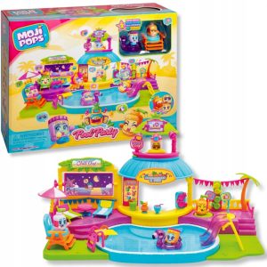 Magic box moji pops pool party impreza na basenie, zabawki Nino Bochnia, pomysł na prezent dla 5 latki, mojipops impreza na basenie, party pool mojipops