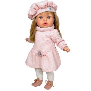 Nines d'onil lalka hiszpańska z dźwiękiem Tita lana 45 cm 4271, zabawki Nino Bochnia, pomysł na prezent dla 5 latki, co kupić dziecku na 4 urodziny, lalka hiszpańska jak prawdziwa, lalka pachnie budyniem waniliowym,