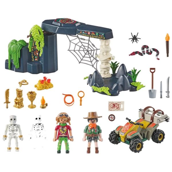 Playmobil 71454 poszukiwania skarbu w dżungli, zabawki Nino bochnia, pomysł na prezent dla 5 latka, playmobil z piratem