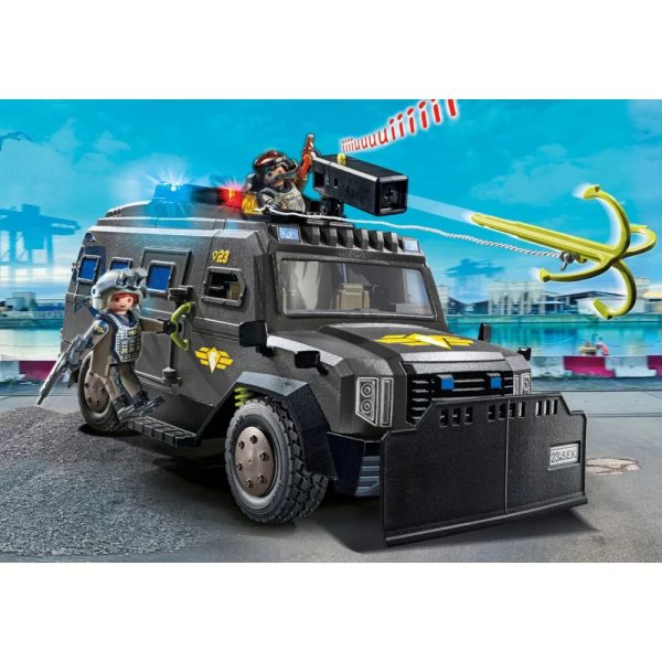 Playmobil City Action 71144 pojazd terenowy jednostki specjalnej, zabawki Nino Bochnia, pomysł na prezent dla 5 latka, pojazd policyjny , samochód policyjny z playmobil