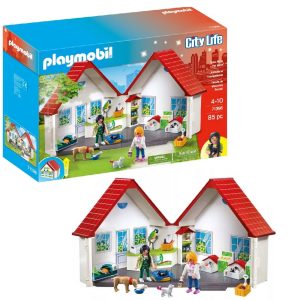 Playmobil City Life 71396 przenośny sklep zoologiczny, zabawki Nino Bochnia, pomysł na prezent dla 5 latka, domek z playmobil
