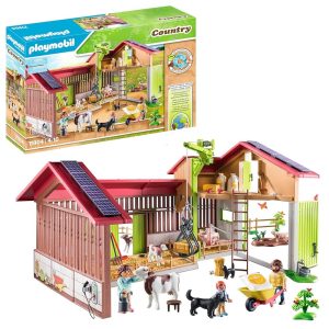 Playmobil Country 71304 duże gospodarstwo, zabawki Nino Bochnia, pomysł na prezent dla 5 latka, co kupić małemu rolnikowi, pomysł na prezent dla dziecka lubiącego gospodarkę, duże gospodarstwo farma playmobil ze zwierzątkami, farma ze zwierzątkami