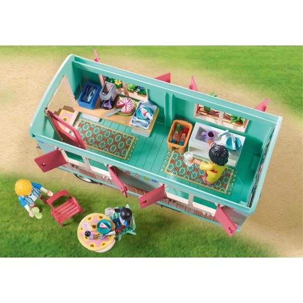 Playmobil Country 71441 przytulna kawiarenka w wagonie, zabawki Nino Bochnia, pomysł na prezent dla 5 latki, zestaw ze zwierzątkami playmobil