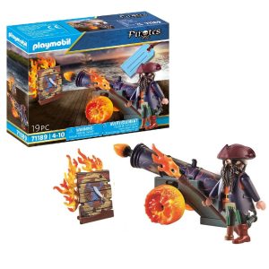 Playmobil Pirates 71189 Pirat z armatą, zabawki Nino Bochnia, pomysł na prezent dla 5 latka, playmobil piraci