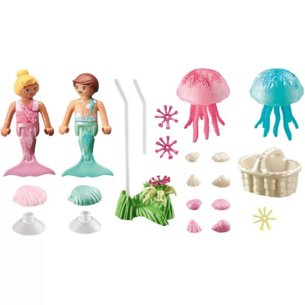 Playmobil Princess Magic 71504 małe syrenki z meduzą, zabawki Nino Bochnia, pomysł na prezent dla 6 latki, syrenki z playmobil