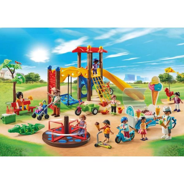 Playmobil family fun 71571 duży plac zabaw, zabawki Nino Bochnia, pomysł na prezent dla 4 latka, playmobil plac zabaw