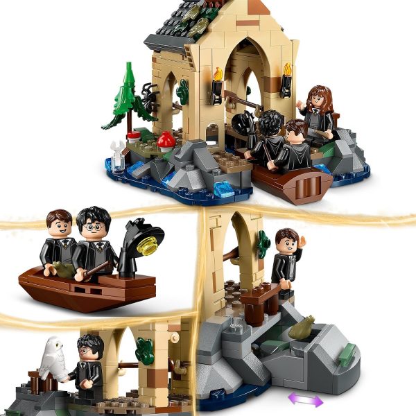 klocki Lego Harry Potter 76426 Dom na wodzie przy Hogwarcie, zabawki Nino Bochnia, pomysł na prezent dla 8 latka, lego harry potter nowości marzec 2024