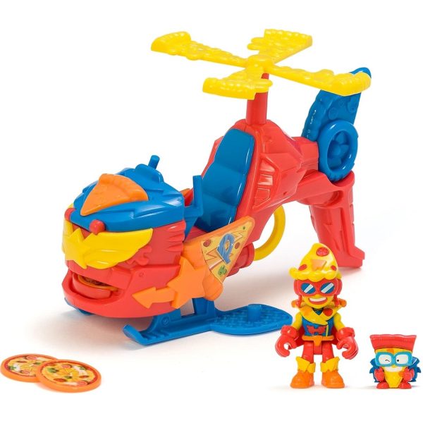 magicbox Super things Pojazd pizzacopter, zabawki Nino Bochnia, pomysł na prezent dla 6 latka, co kupić 5 latkowi na urodziny, pojazd super things