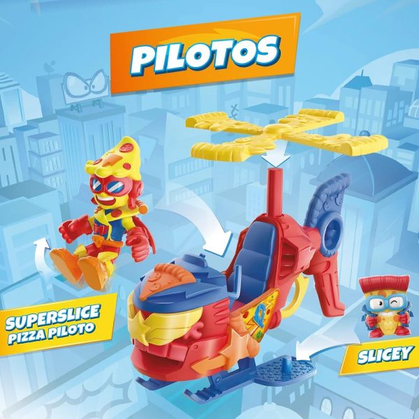 magicbox Super things Pojazd pizzacopter, zabawki Nino Bochnia, pomysł na prezent dla 6 latka, co kupić 5 latkowi na urodziny, pojazd super things