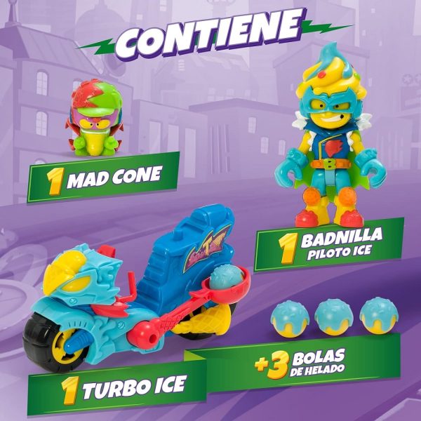 magicbox Super things Pojazd turbo Ice, zabawki nino Bochnia, pomysł na prezent dla 6 latka, super zingsy pojazd turbo ice z zingsów