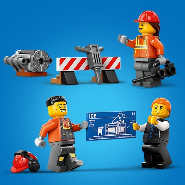 Klocki Lego City 60420 Żółta koparka, zabawki Nino Bochnia, pomysł na prezent dla 6 latka, nowości lego city czerwiec, lego city koparka