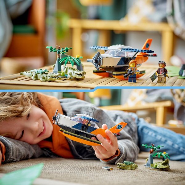 Klocki Lego City 60425 Wodolot badaczki dżungli, zabawki Nino Bochnia, pomysł na prezent dla 6 latka