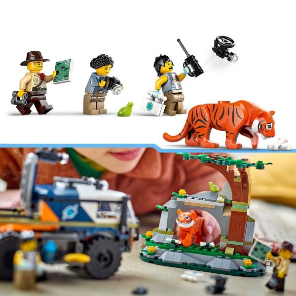 Klocki Lego City 60426 Terenówka badacza dżungli, zabawki Nino Bochnia, pomysł na prezent dla 5 latka, nowości lego city czerwiec 2024