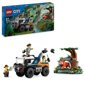 Klocki Lego City 60426 Terenówka badacza dżungli, zabawki Nino Bochnia, pomysł na prezent dla 5 latka, nowości lego city czerwiec 2024