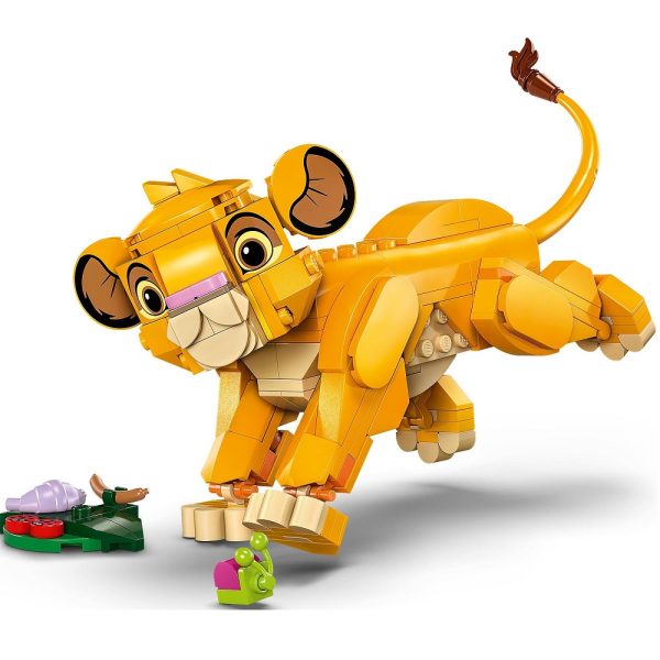 Klocki Lego Disney Król lew 43243 lwiątko Simba, zabawki nino Bochnia, pomysł na prezent dla 6 latka , Lwiątko Simba z klocków lego