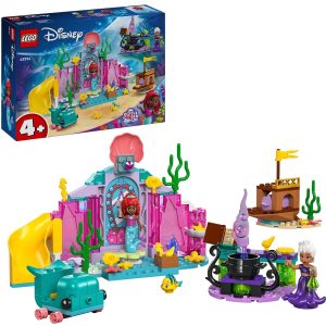 Klocki Lego Disney Princess 43254 Kryształowa grota Arielki, zabawki Nino Bochnia, pomysł na prezent dla 4 latki, nowości lego disney czerwiec 2024