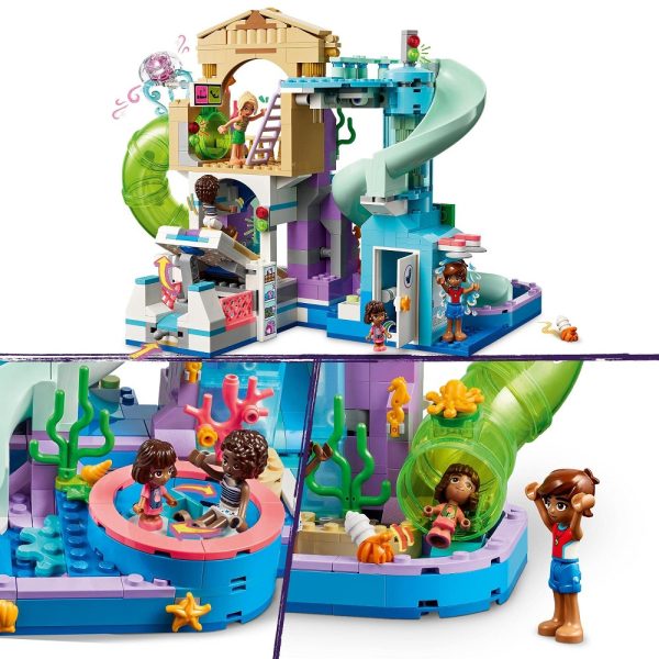 Klocki Lego Friends 42630 Park wodny w Heartlake, zabawki Nino Bochnia, pomysł na prezent dla 7 latki, nowości lego friends czerwiec 2024