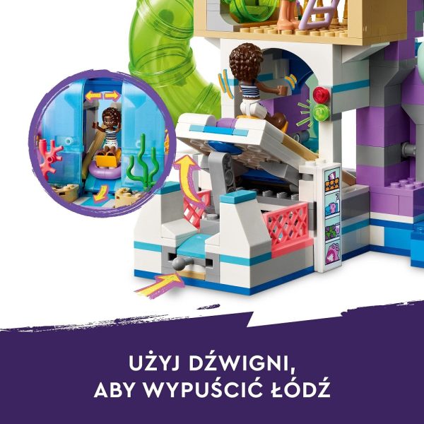 Klocki Lego Friends 42630 Park wodny w Heartlake, zabawki Nino Bochnia, pomysł na prezent dla 7 latki, nowości lego friends czerwiec 2024