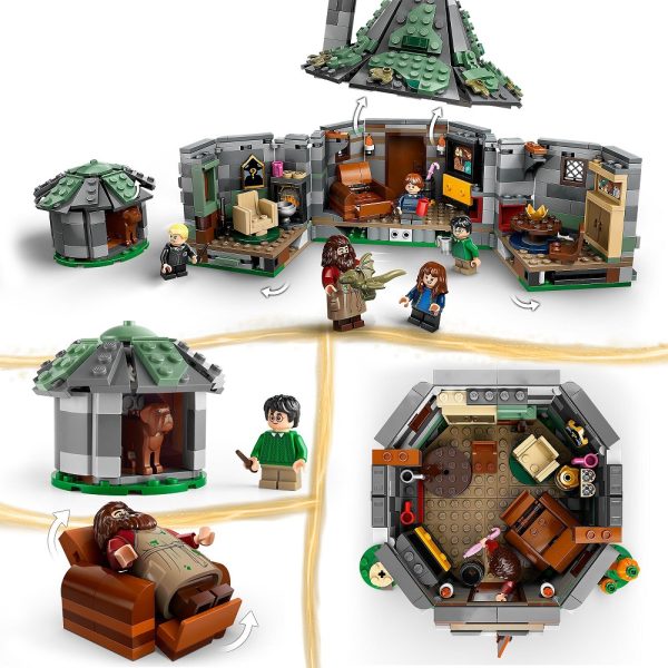 Klocki Lego Harry Potter 76428 Chatka Hagrida niespodziewana wizyta, zabawki nino Bochnia, prezent dla fana harrego pottera, zestaw lego harry potter 76428