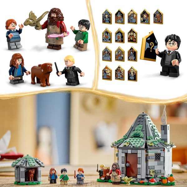 Klocki Lego Harry Potter 76428 Chatka Hagrida niespodziewana wizyta, zabawki nino Bochnia, prezent dla fana harrego pottera, zestaw lego harry potter 76428