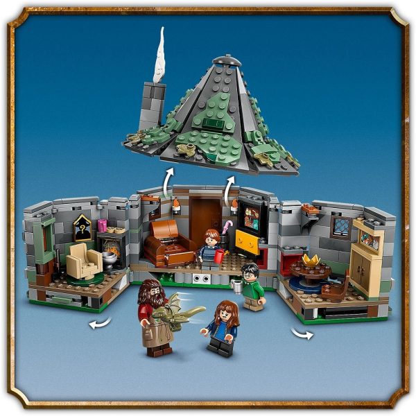 Klocki Lego Harry Potter 76428 Chatka Hagrida niespodziewana wizyta, zabawki nino Bochnia, prezent dla fana harrego pottera, zestaw lego harry potter 76428