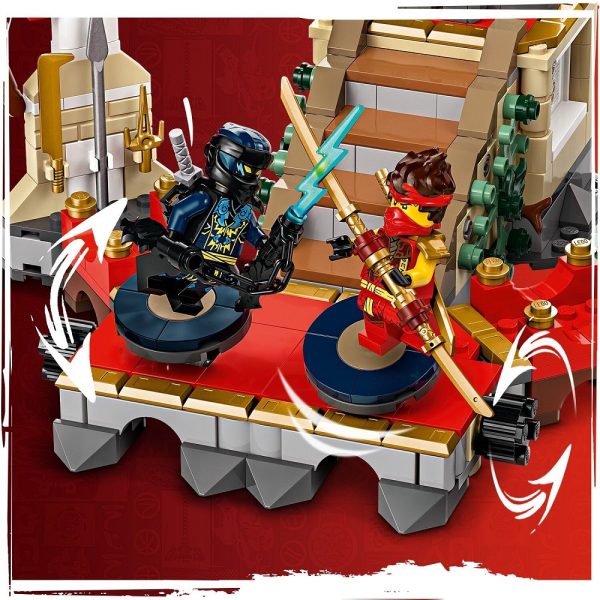 Klocki Lego Ninjago 71818 Arena turniejowa, zabawki Nino bochnia, pomysł na prezent dla 8 latka, nowości lego ninjago czerwiec 2024