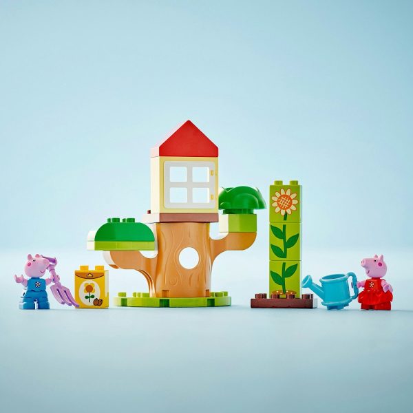 Klocki Lego Duplo świnka Peppa 10431 Ogród i domek na drzewie Peppy, zabawki Nino Bochnia, pomysł na prezent dla 2 latka, klocki lego duplo ze świnką peppą