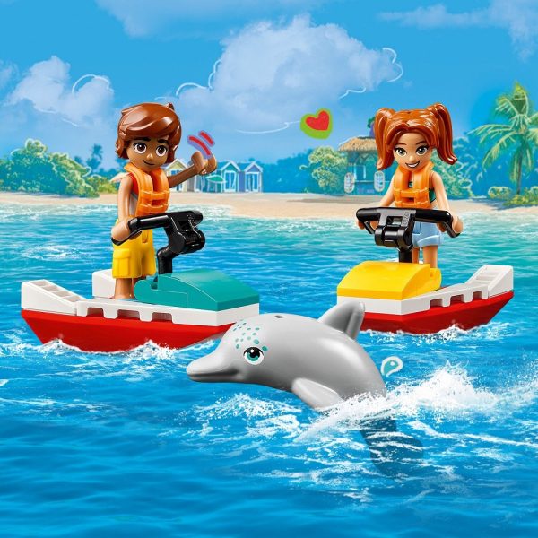 Klocki Lego Friends 42623 Plażowy skuter wodny, zabawki Nino Bochnia, pomysł na prezent dla 6 latki, lego friends dla dziewczynki nowości czerwiec 2024
