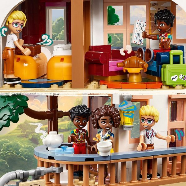 Klocki Lego Friends 42638 Pensjonat w zamku, zabawki Nino Bochnia, co kupić 10 latce na urodziny, duży zamek pensjonat z klocków lego