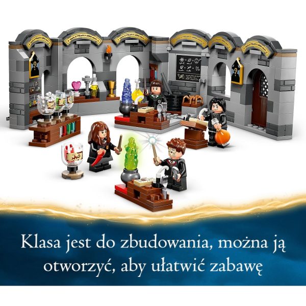 Klocki Lego Harry Potter 76431 Zamek Hogwart Zajęcia z eliksirów, zabawki Nino Bochnia, pomysł na prezent dla 8 latka, klocki lego harry potter czerwiec 2024