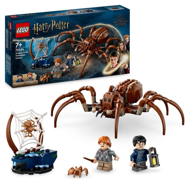 Klocki Lego Harry Potter 76434 Aragog w Zakazanym Lesie, zabawki Nino Bochnia, pomysł na prezent dla fana harrego pottera, pająk z harrego pottera