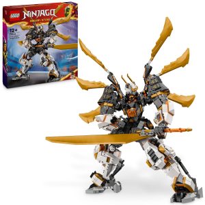 Klocki Lego Ninjago 71821 Tytanowy smok mech Colea, zabawki Nino Bochnia, pomysł na prezent dla 8 latka, nowości lego ninjago czerwiec 2024