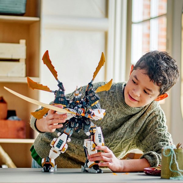 Klocki Lego Ninjago 71821 Tytanowy smok mech Colea, zabawki Nino Bochnia, pomysł na prezent dla 8 latka, nowości lego ninjago czerwiec 2024