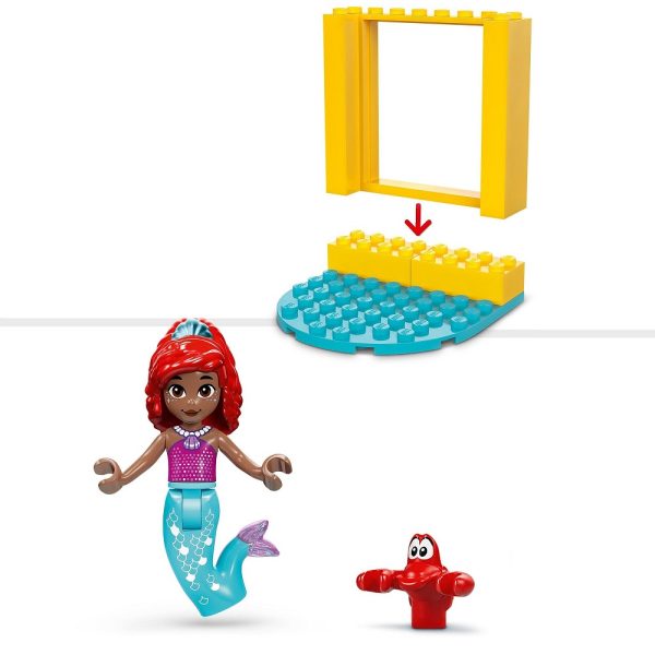 Klocki Lego disney 43235 Scena muzyczna Arielki, zabawki nino Bochnia, pomysł na prezent dla 4 latki, syrenka Arielka z klocków lego