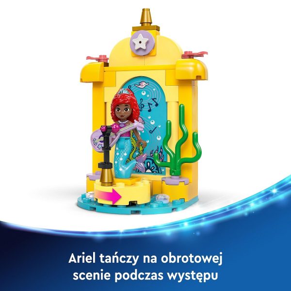 Klocki Lego disney 43235 Scena muzyczna Arielki, zabawki nino Bochnia, pomysł na prezent dla 4 latki, syrenka Arielka z klocków lego