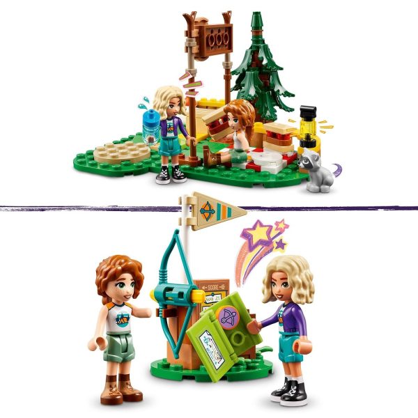 Klocki Lego friends 42622 Strzelnica na letnim obozie łuczniczym, zabawki nino Bochnia, pomysł na prezent dla 5 latki, nowości lego czerwiec 2024