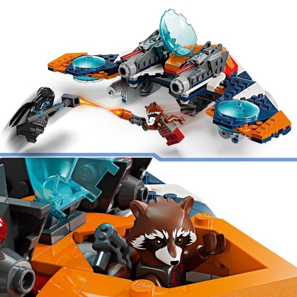 Klocki Lego super heroes 76278 Warbird Rocketa vs Ronan, zabawki Nino Bochnia, pomysł na prezent dla 8 latka,