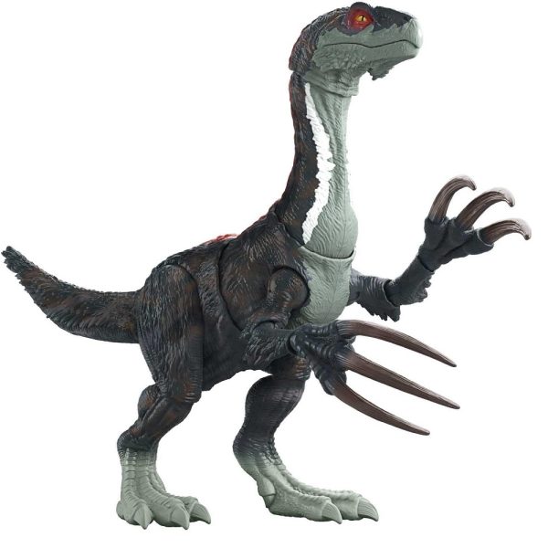 Mattel Jurassic world dinozaur Therizinosaurus GWD65, duży terinozaur, zabawki Nino Bochnia, pomysł na prezent dla 5 latka, duży ryczący Dinozaur terinozaur